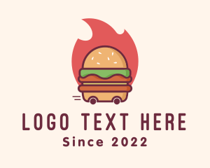 Hot - Hot Burger Delivery logo design