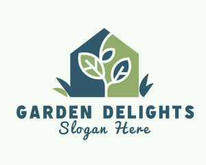 Garden Greenhouse Landscaping logo design