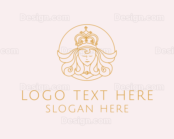 Queen Crown Royalty Logo