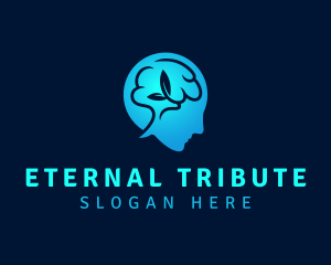 Human Memory Brain logo design