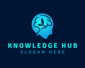 Human Memory Brain logo design