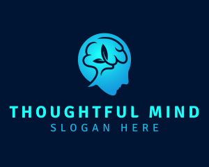 Human Memory Brain logo design