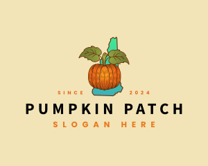 New Hampshire Vegetable Pumpkin logo design