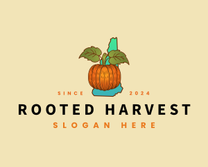 New Hampshire Vegetable Pumpkin logo design