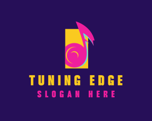Music Streaming Note logo