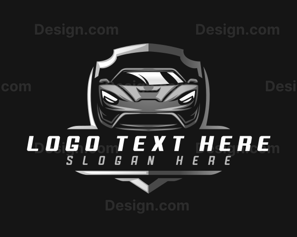 Shield Car Garage Logo