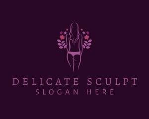 Sexy Purple Undergarment logo design