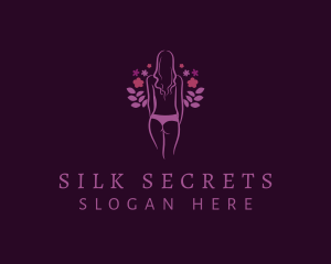 Sexy Purple Undergarment logo design