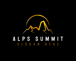 Mountain Peak Adventure logo design