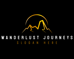 Mountain Peak Adventure logo design