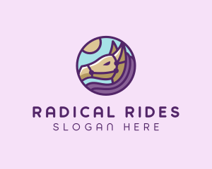 Wildlife Horse Pony logo design