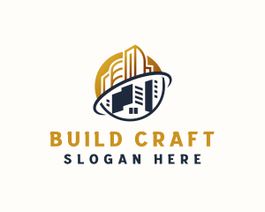 Real Estate Construction Building logo design