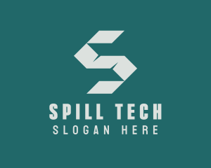 Professional Tech Letter S  logo design