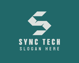 Professional Tech Letter S  logo design