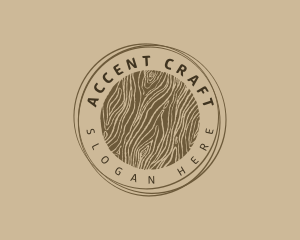 Woodworks Crafting Company logo design