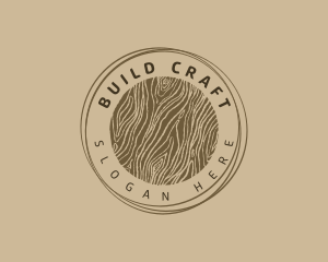 Woodworks Crafting Company logo design