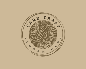 Woodworks Crafting Company logo design