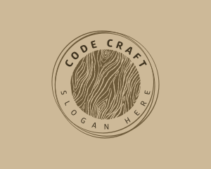 Woodworks Crafting Company logo design