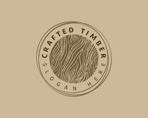 Woodworks Crafting Company logo design