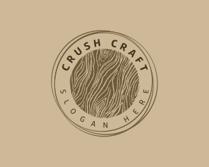 Woodworks Crafting Company logo design