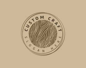 Woodworks Crafting Company logo design