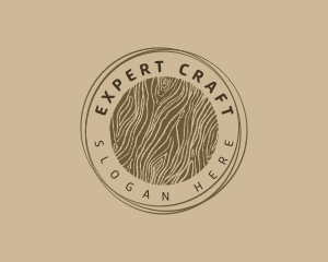 Woodworks Crafting Company logo design