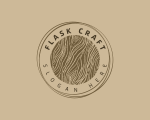 Woodworks Crafting Company logo design