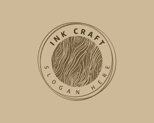 Woodworks Crafting Company logo design