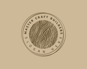 Woodworks Crafting Company logo design