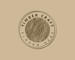 Woodworks Crafting Company logo design