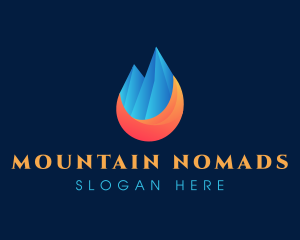 Thermal Ice Mountain logo design