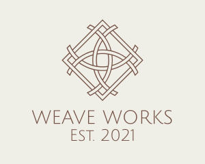 Intricate Woven Textile logo design