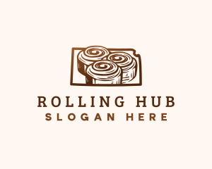 Kansas Cinnamon Rolls logo design