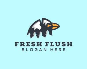 Eagle Mountain Forest logo design