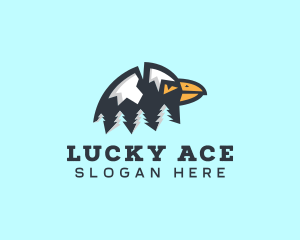 Eagle Mountain Forest logo design