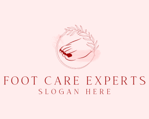 Pedicure Foot Spa logo design