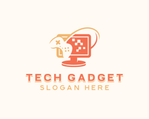 Computer Console Gadget logo design