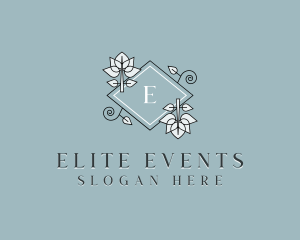 Event Flower Arrangement logo design