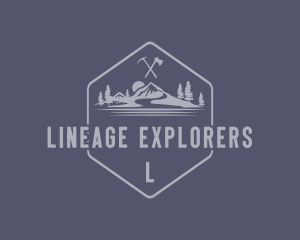 Mountain Climbing Adventure logo design