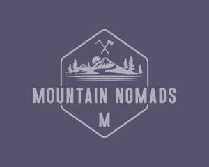 Mountain Climbing Adventure logo design