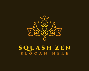 Relaxing Yoga Zen logo design