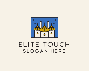 Middle Eastern Temple Towers  logo design