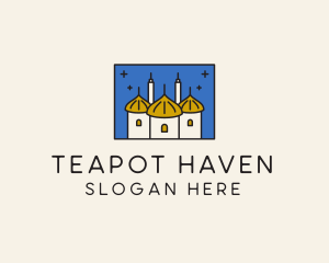 Middle Eastern Temple Towers  logo design