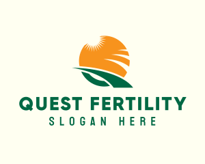 Agricultural Letter Q logo design