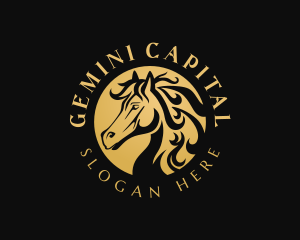 Horse Financing Advisory logo design