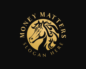 Horse Financing Advisory logo design