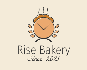 Bread Bakery Clock  logo