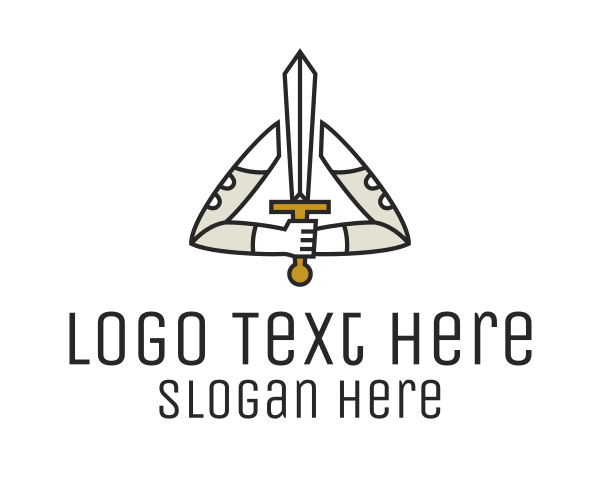 Dagger logo example 4