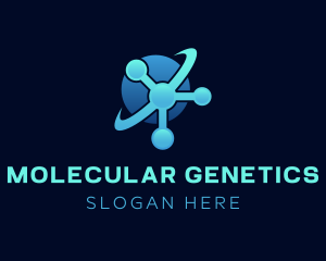 Blue Atom Laboratory logo design