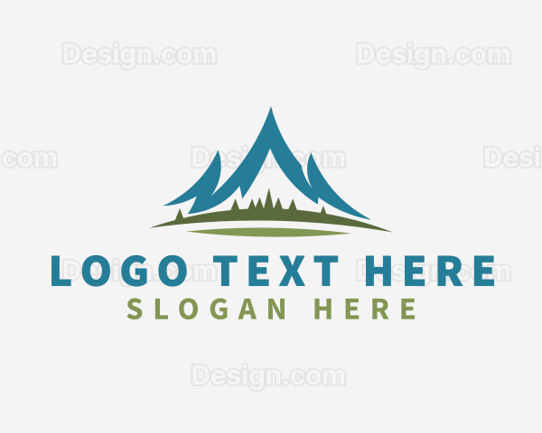 Mountain Alpine Nature Logo